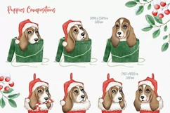 Woof Christmas Watercolor Product Image 6