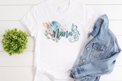 Nana PNG Design, Floral Sublimation Product Image 3