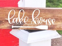 Lake House - Hand Lettered SVG Product Image 1