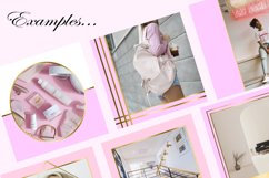 45 Blush Pink Gold Instagram Post Templates, Girly Instagram Product Image 5