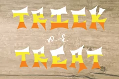 Candy Corn Style Treat or Treat SVG | Halloween SVG Product Image 3