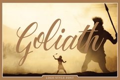 Web Font Goliath Font Product Image 1