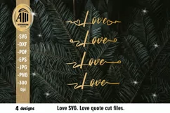 Love SVG| Positive Quotes SVG| Valentines SVG Cut Files Product Image 2