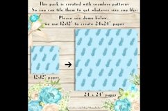 100 Seamless Tinted Feather Digital Papers 12 x 12 inch Product Image 3