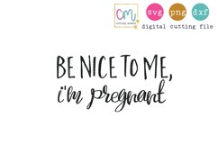 Be Nice To Me I'm Pregnant  Product Image 1