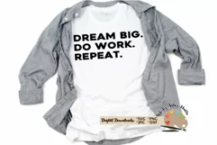 Dream Big svg, Gymwall decor svg, Office decal svg, Dreams Product Image 2