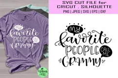 My favorite people call me grammy svg, grandma svg Product Image 1