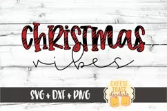 Christmas Vibes - Holiday SVG PNG DXF Cut Files Product Image 2
