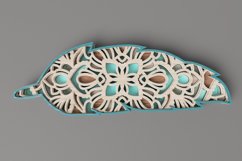 Nature laser cut file - Feather Mandala Product Image 9