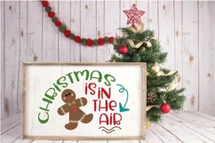 Christmas is in the Air SVG File - Christmas SVG Cut File Product Image 4