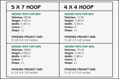 Gingerbread friends Coasters - 4 x 4 and 5 x 7 Hoops Product Image 2