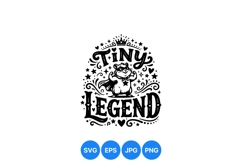 Cute Tiny Legend Hamster Superhero Vector Illustration Product Image 1