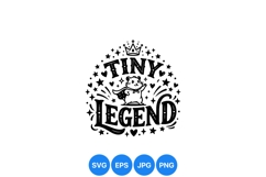 Cute Tiny Legend Hamster Cartoon Clipart Design Product Image 1