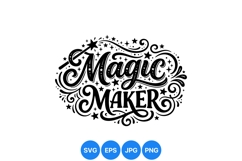 Hand Drawn Magical Typography Clipart Design Product Image 1