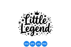 Hand Lettered Little Legend SVG Cuttable Design Product Image 1