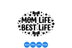 Inspirational Mom Life SVG Clipart For Crafts Product Image 1