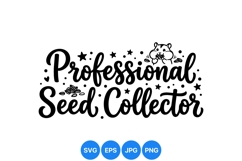 Hand Drawn Professional Seed Collector SVG Design Product Image 1