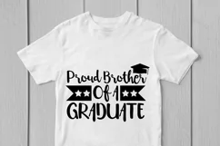 Proud Brother Of A Graduate - Graduation SVG EPS DXF PNG Product Image 2