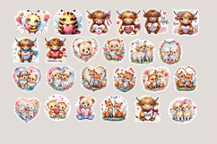 STICKER BUNDLE. Print &amp; Cut Stickers 300 PNG Product Image 4