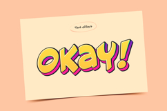 Funny Cartoon Style Text Effect Editable Product Image 1