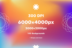 105 Gradient Backgrounds Bundle Product Image 3