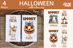 Halloween Sublimation Design, Halloween Towel Sublimation Product Image 4