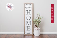 Welcome To Our Home SVG, Welcome SVG, Welcome sign svg Product Image 2