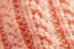 Soft Orange Knitted Background Wallpaper Product Image 1