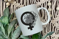 Female SVG Symbol | Gender Female Icon with Flowers Product Image 6