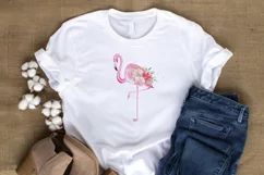 Watercolor Flamingo Sublimation Downloads Product Image 4