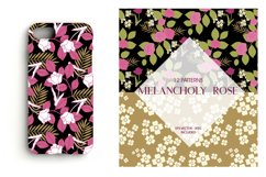 Melancholy Rose Pattern collection, vector ai, eps and Product Image 4