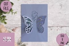 3D Fairy| Paper cutting | pop up Fairy SVG Product Image 4
