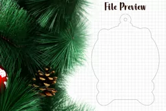 French Bulldog layered laser cut Ornament Product Image 5