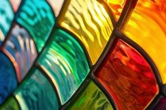 Stained Glass Colorful Background Wallpaper Product Image 1