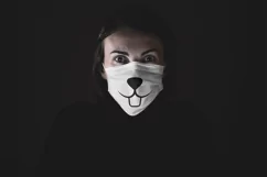 Funny Face Mask SVG Bundle, 14 Funny Designs for Mask - Free Design of The Week Product Image 5