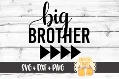 Big Brother - Toddler SVG PNG DXF Cut Files Product Image 2