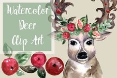 Oh, deer! - Watercolor Clip Art Set Product Image 1