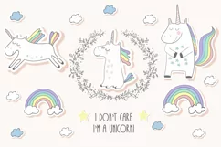 Unicorns set - Free Design of The Week Product Image 1