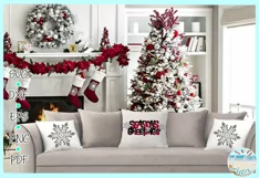 Seasons Greetings Buffalo Plaid Quote Svg Dxf Eps Png PDF Product Image 2
