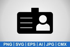 Vector Student Card Icon Product Image 1