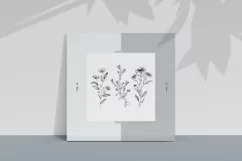 Wildflower svg, flower svg, branch svg, floral svg Product Image 2