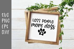 Less People More Dogs SVG Product Image 2
