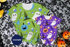 Halloween white t-shirt & baby bodysuit mockup, PSD mockup Product Image 2