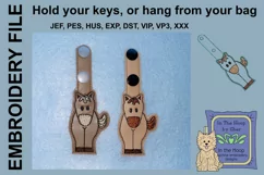 ITH Little Horse Key Fob - Embroidery Design Product Image 2
