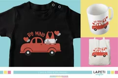 Valentines Day Truck with Gnomes SVG, PNG, EPS Product Image 4