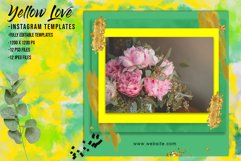 Yellow Love - Instagram Posts Pack. Social Media Templates Product Image 2