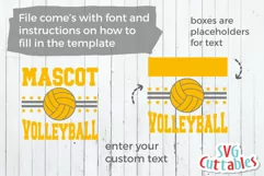 Volleyball SVG | Volleyball Template 002 | Shirt Design Product Image 2
