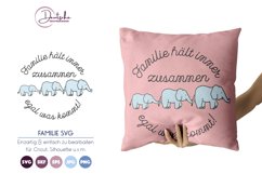 Elefanten Familie SVG | Zusammen SVG Product Image 1