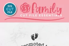 Mimi svg - a promoted to mimi grandma svg for crafters Product Image 2