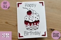 Birthday card insert design| Paper cutting | Cricut Joy svg Product Image 6